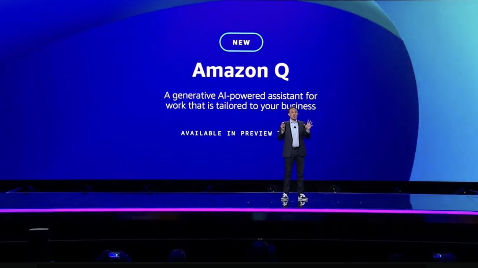 Presentación Amazon Q, Adam Selipsky